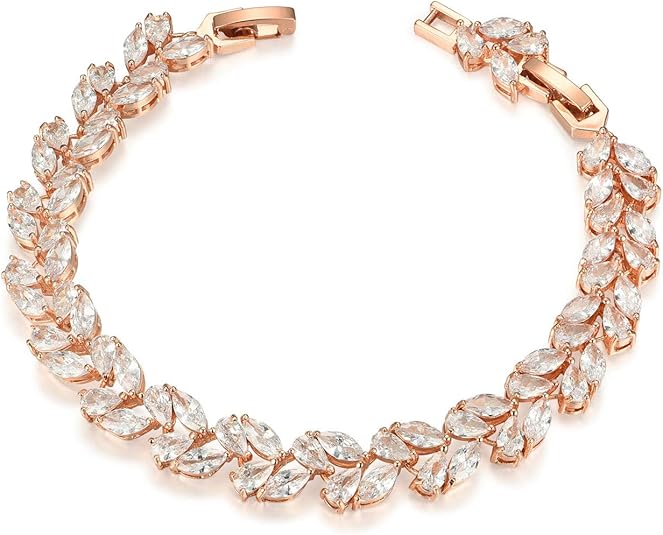 Cubic Zirconia Classic Tennis Bracelet for Women Jewelry Gift SL-055