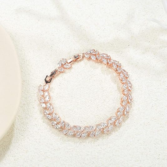 Cubic Zirconia Classic Tennis Bracelet for Women Jewelry Gift SL-055