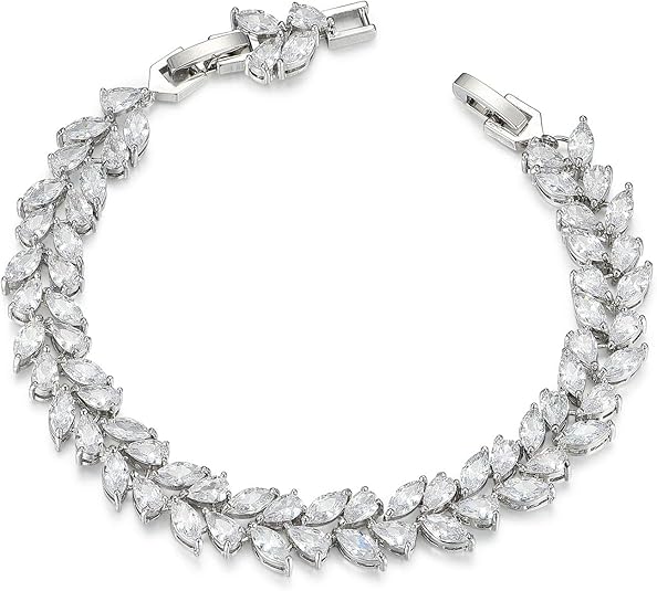Cubic Zirconia Classic Tennis Bracelet for Women Jewelry Gift SL-055