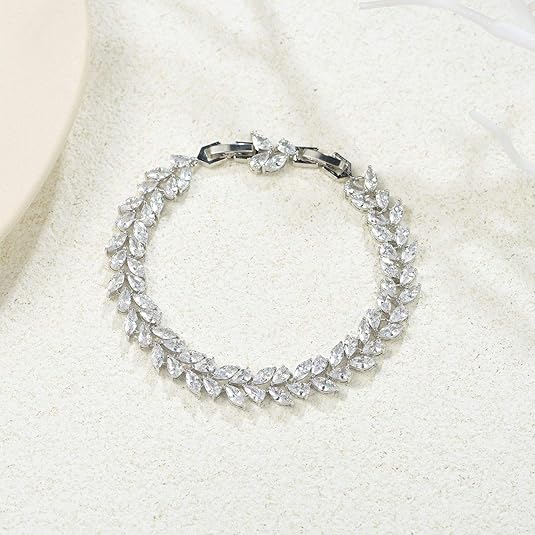 Cubic Zirconia Classic Tennis Bracelet for Women Jewelry Gift SL-055