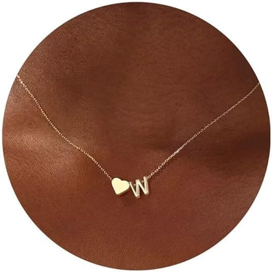 necklace minimalist necklace letter necklace heart initial necklace personalized necklace stainless steel necklace hypoallergenic necklace couple necklace gift necklace layering necklace everyday necklace XL-061