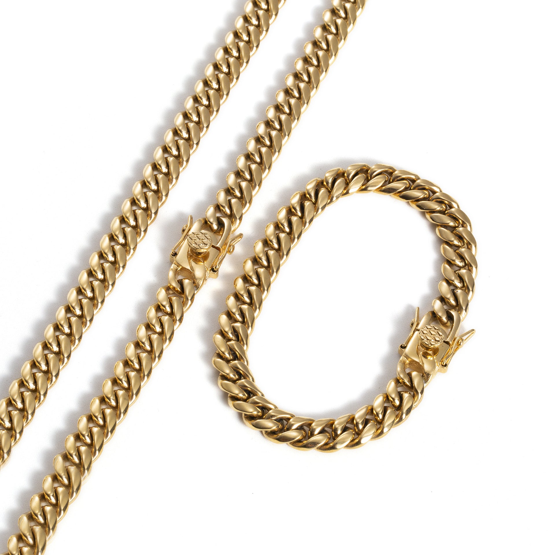 men necklace, cuban link chain, stainless steel jewelry, gold silver chain, iced out clasp, hip hop style, statement necklace, bold chain, streetwear jewelry, durable daily wear XL-072