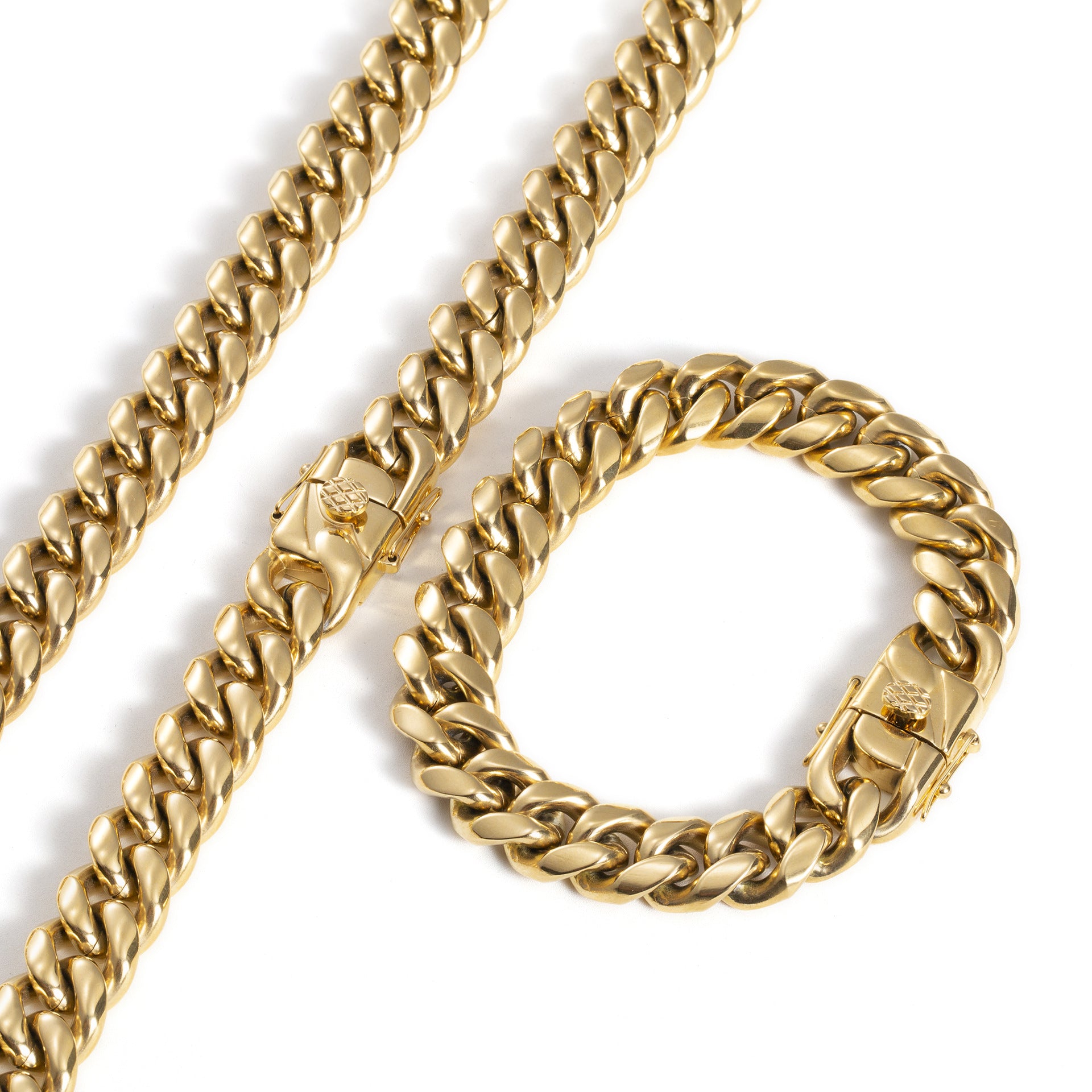 men necklace, cuban link chain, stainless steel jewelry, gold silver chain, iced out clasp, hip hop style, statement necklace, bold chain, streetwear jewelry, durable daily wear XL-072