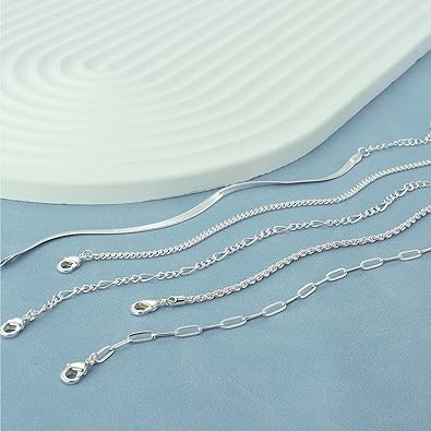 Gold/Silver Plated Anklet Bracelets for Women Waterproof Plus Size Cuban Link Chain Ankle Bracelet for Large Ankle 9-12inch JL-064