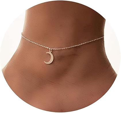 Dainty Simple Chain Anklet for Women 18K Gold/Silver Plated Summer Beach Beaded Evil Eye Moon Figaro Butterfly Satellite Cuban Pearl Flat Marina Anklet Gift JL-078