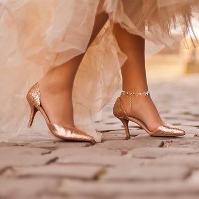 Anklets for Women Large Ankle, Waterproof Adjustable Anklelettes, 14K Gold Anklets Are Designed To Resist Tarnishing, The Dainty And Cute Design. Product details JL-095