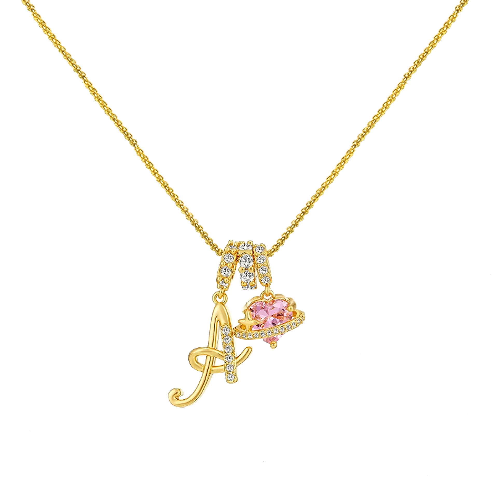 Dopamine 26 Alphabet Necklace Luxury-inspired, niche, sophisticated jewelry for young women XL-112