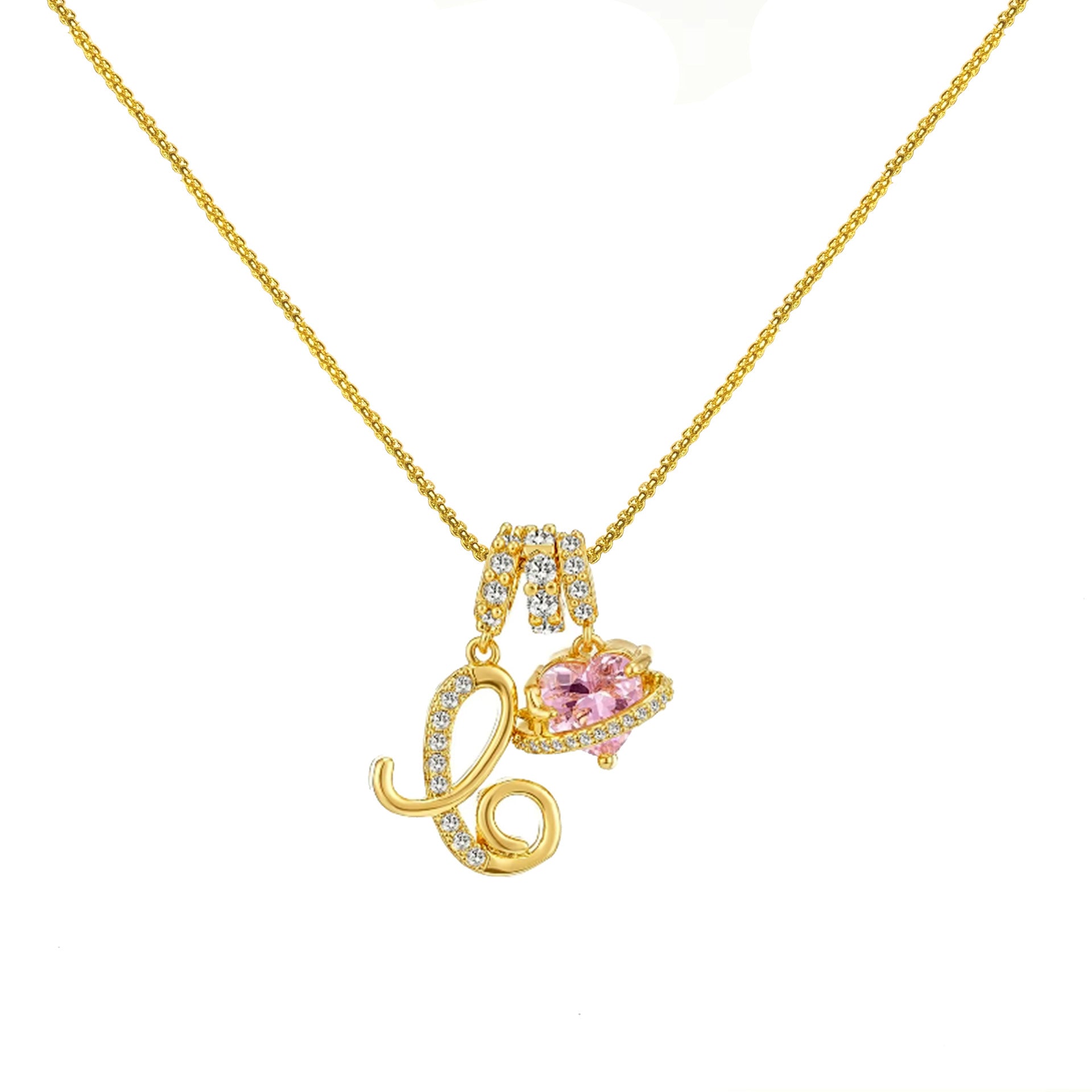Dopamine 26 Alphabet Necklace Luxury-inspired, niche, sophisticated jewelry for young women XL-112