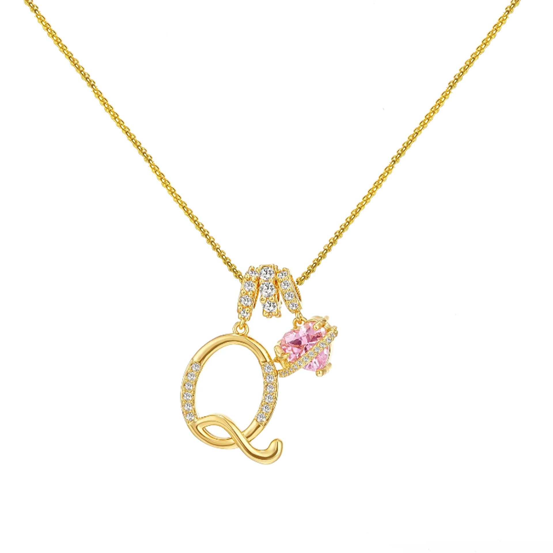 Dopamine 26 Alphabet Necklace Luxury-inspired, niche, sophisticated jewelry for young women XL-112