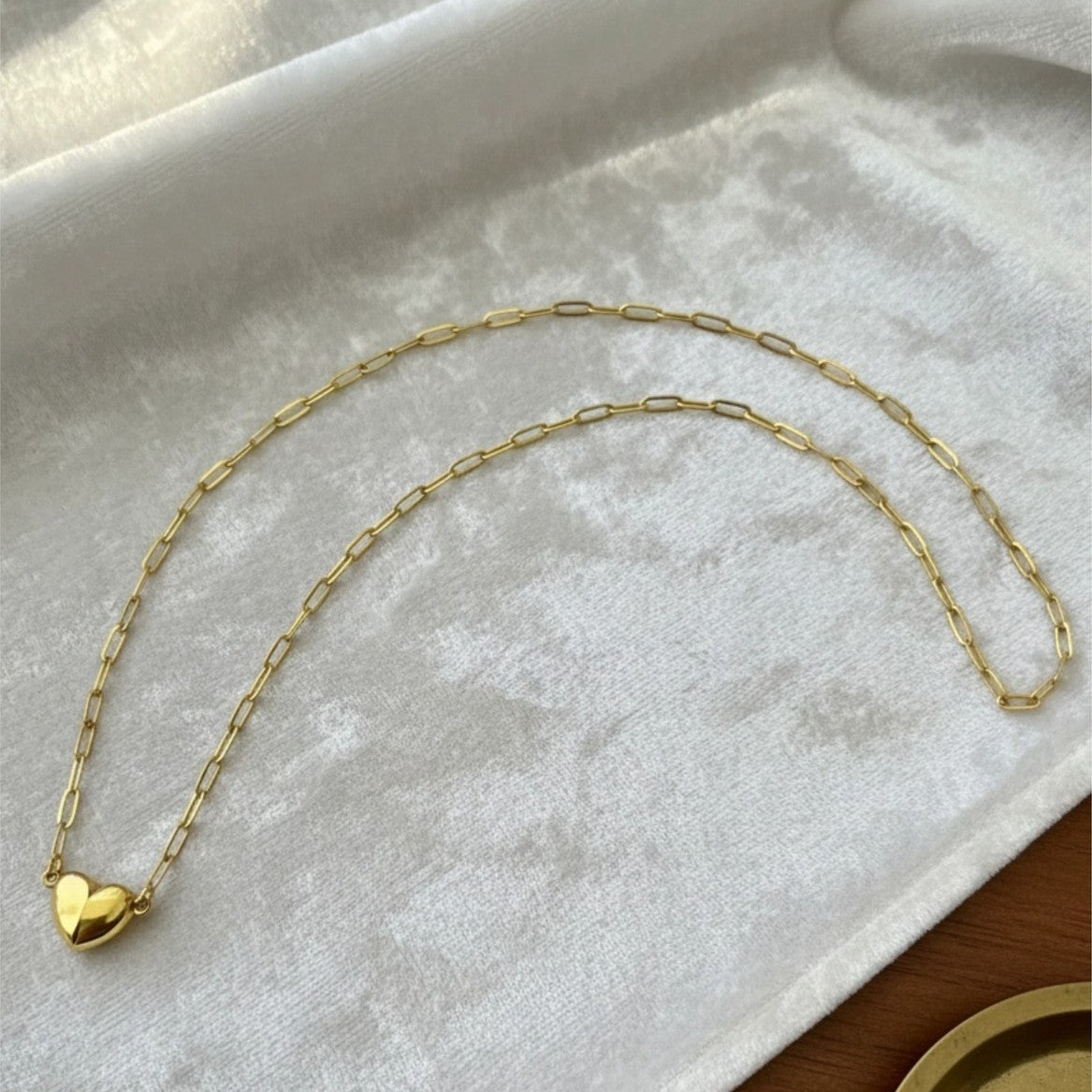 14K Gold/Silver-Plated Heart Shape Pendant Magnetic Necklace for Women Dainty Fashion Choker Necklace XL-115