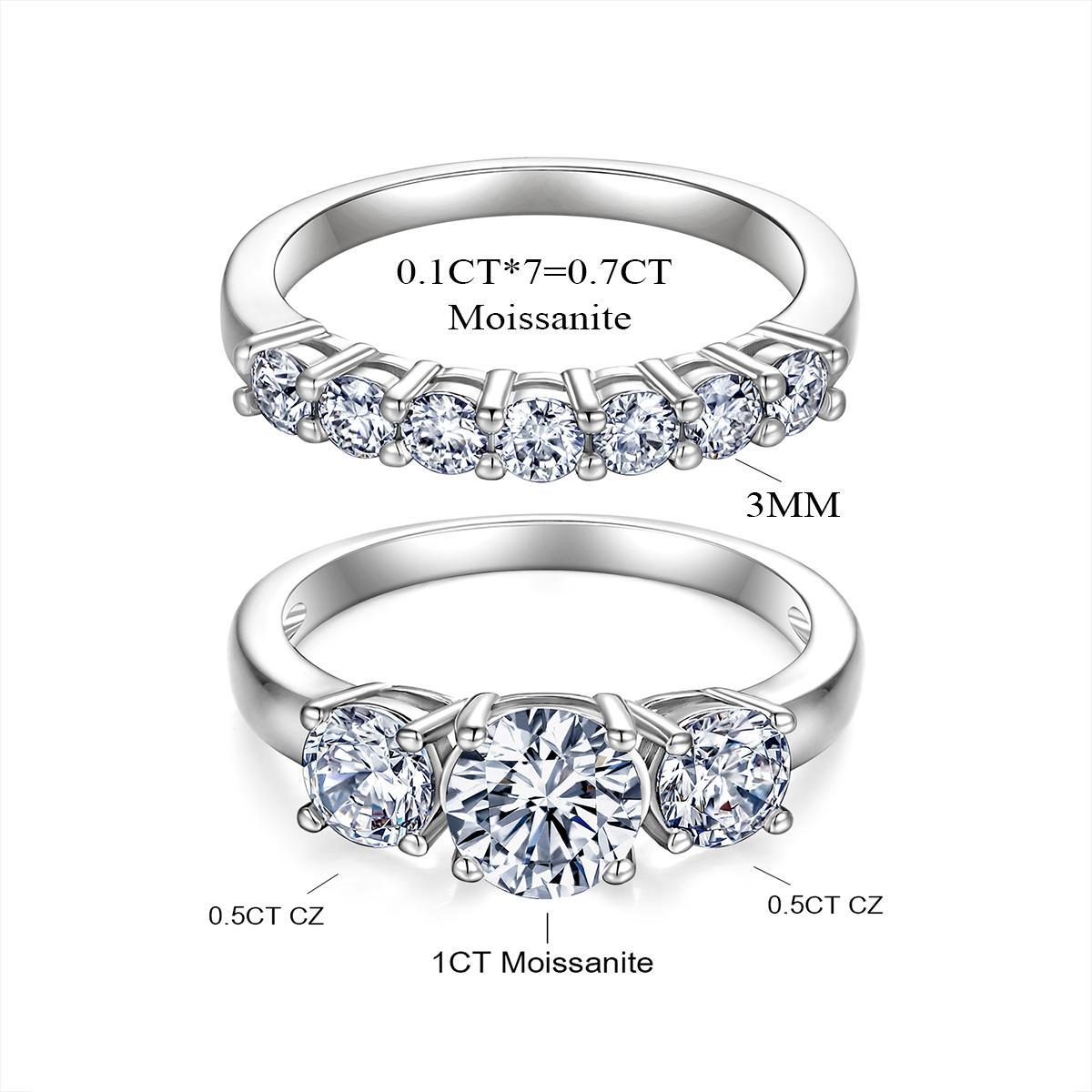 1-Carat 5A Zircon Classic Diamond Ring for Women JZ-129