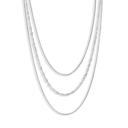 Waterproof Gold Necklace Layered Necklaces for Women Non Tarnish,18k Gold Plated Stainless Steel Dainty Stack Thin Chain Necklace Set for Women Gifts XL-010