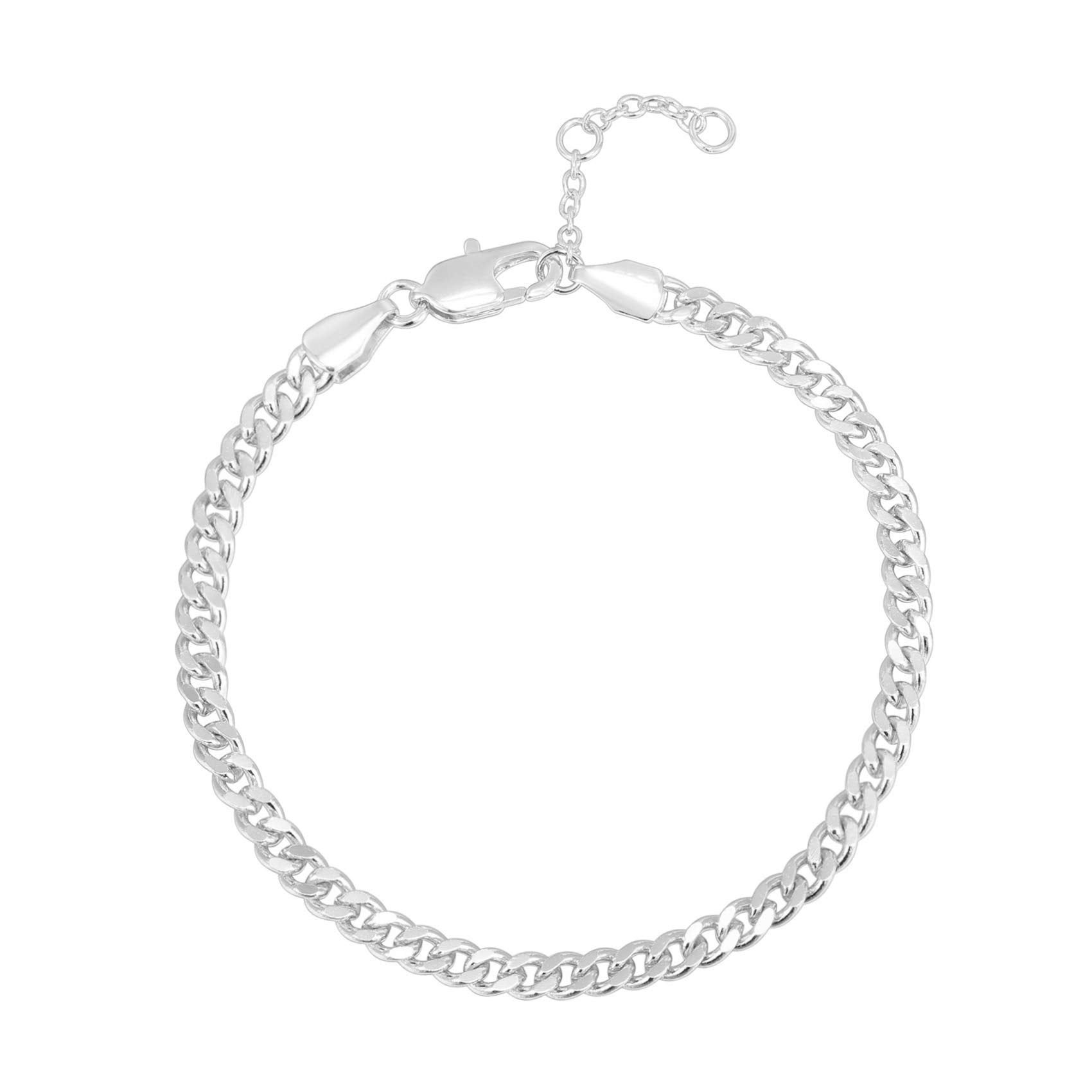 14K Gold Plated Paperclip/Curb/Figaro Chain Adjustable Bracelet for Women SL-026