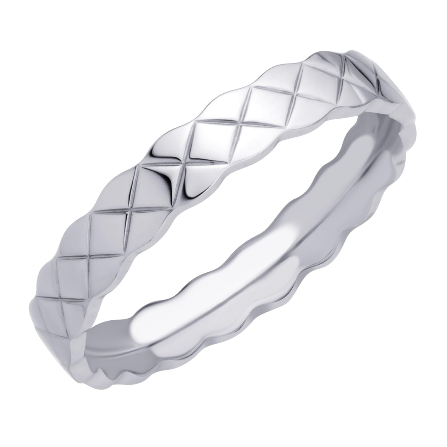 Stainless Steel Rings for Women Silver Gold Coco Crush Ring Wedding Bands for Women Stacking Rings Aesthetic Chunky Band Ring | US Size 6-8 JZ-008