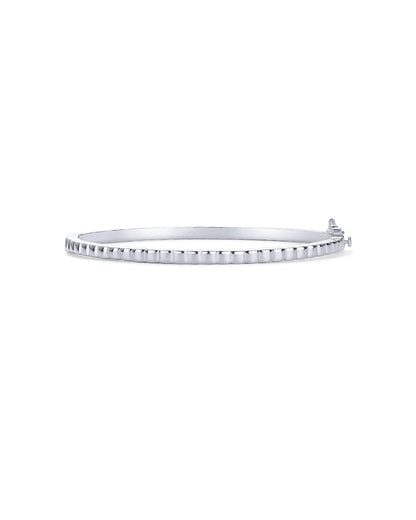 14K Gold Plated Cubic Zirconia Bangle Tennis Bracelets for Women | Classic Love Cuff Bangle Bracelets  SL-021