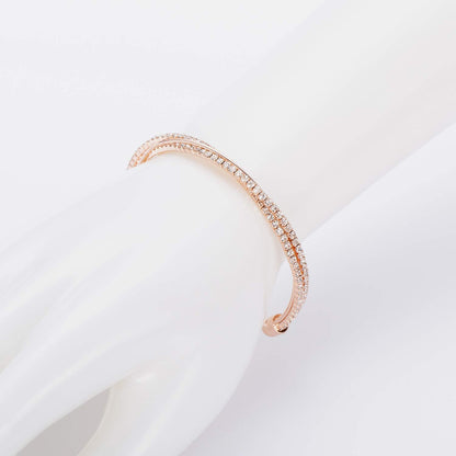 Valentine Day Gift Rhinestone Cuff Bracelet Bangle Sparkly Cute Bridesmaid Wedding jewelry gifts SH-032