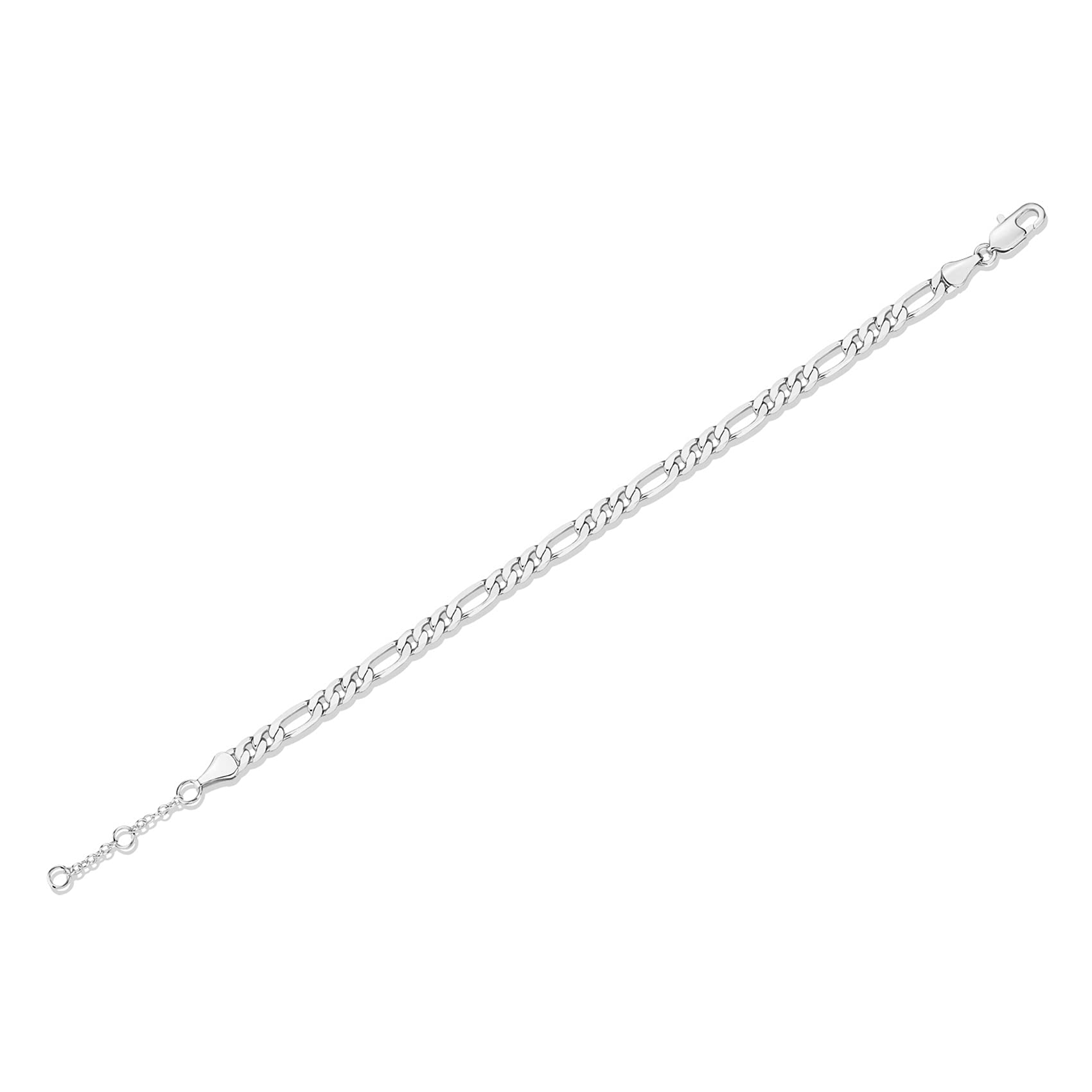 14K Gold Plated Paperclip/Curb/Figaro Chain Adjustable Bracelet for Women SL-026