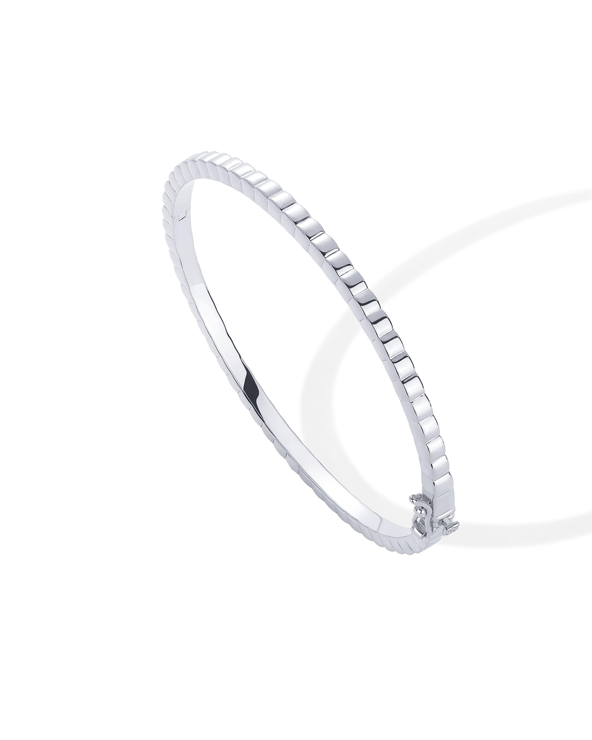 14K Gold Plated Cubic Zirconia Bangle Tennis Bracelets for Women | Classic Love Cuff Bangle Bracelets  SL-021