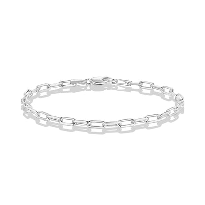 14K Gold Plated Paperclip/Curb/Figaro Chain Adjustable Bracelet for Women SL-026