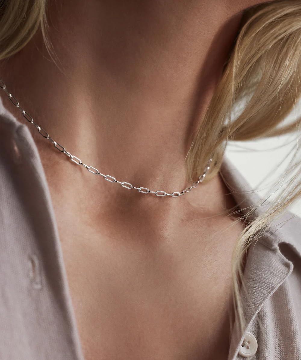 Waterproof Gold Necklace Layered Necklaces for Women Non Tarnish,18k Gold Plated Stainless Steel Dainty Stack Thin Chain Necklace Set for Women Gifts XL-010