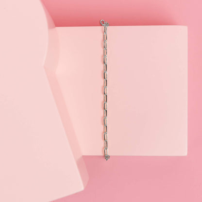 14K Gold Plated Paperclip/Curb/Figaro Chain Adjustable Bracelet for Women SL-026
